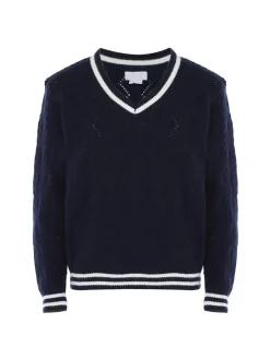 Usha Damen Pullover in marine