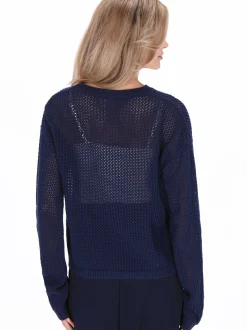 Usha Damen Pullover in marine