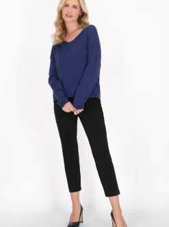 Usha Damen Pullover in marine