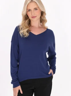 Usha Damen Pullover in marine