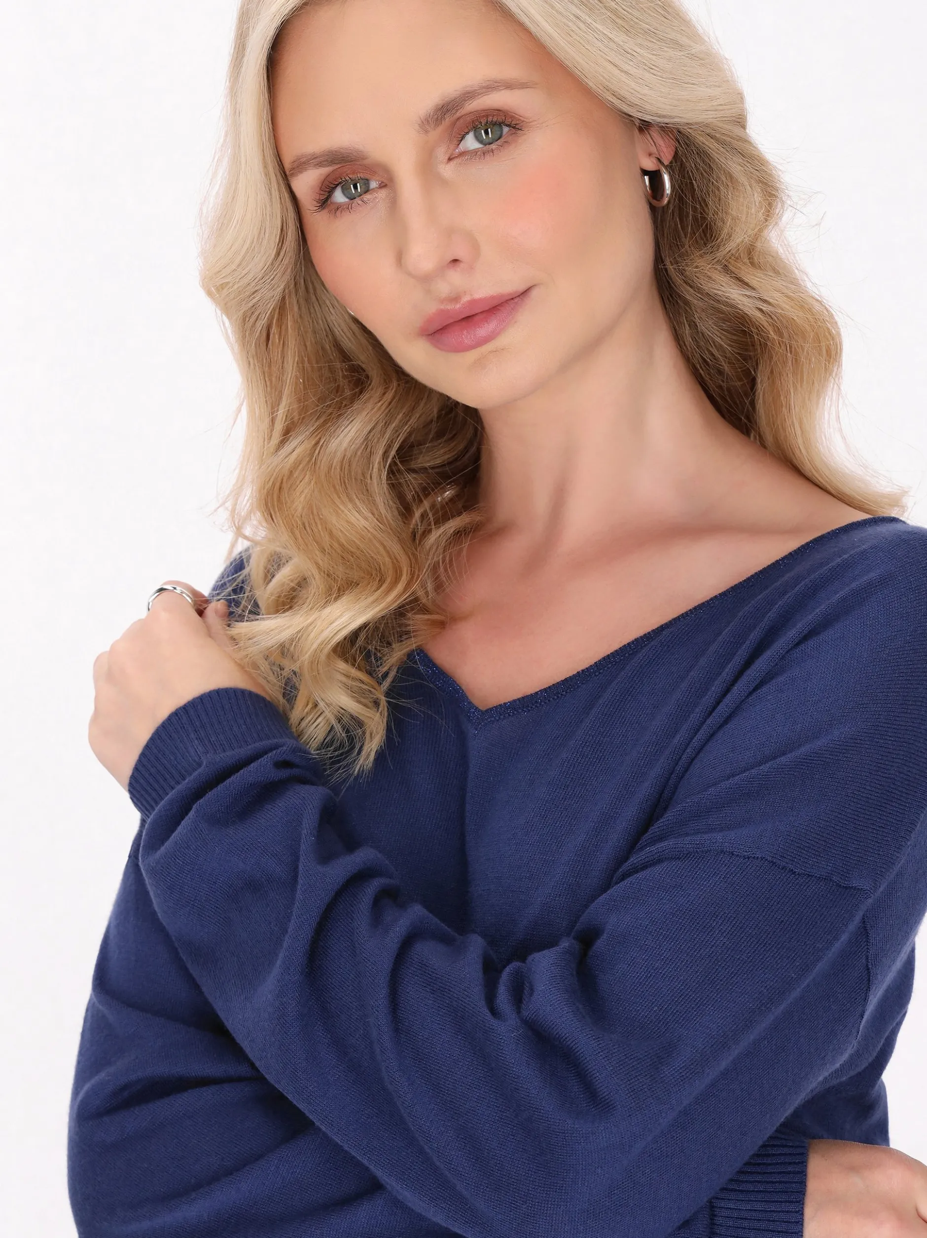 Usha Damen Pullover in marine