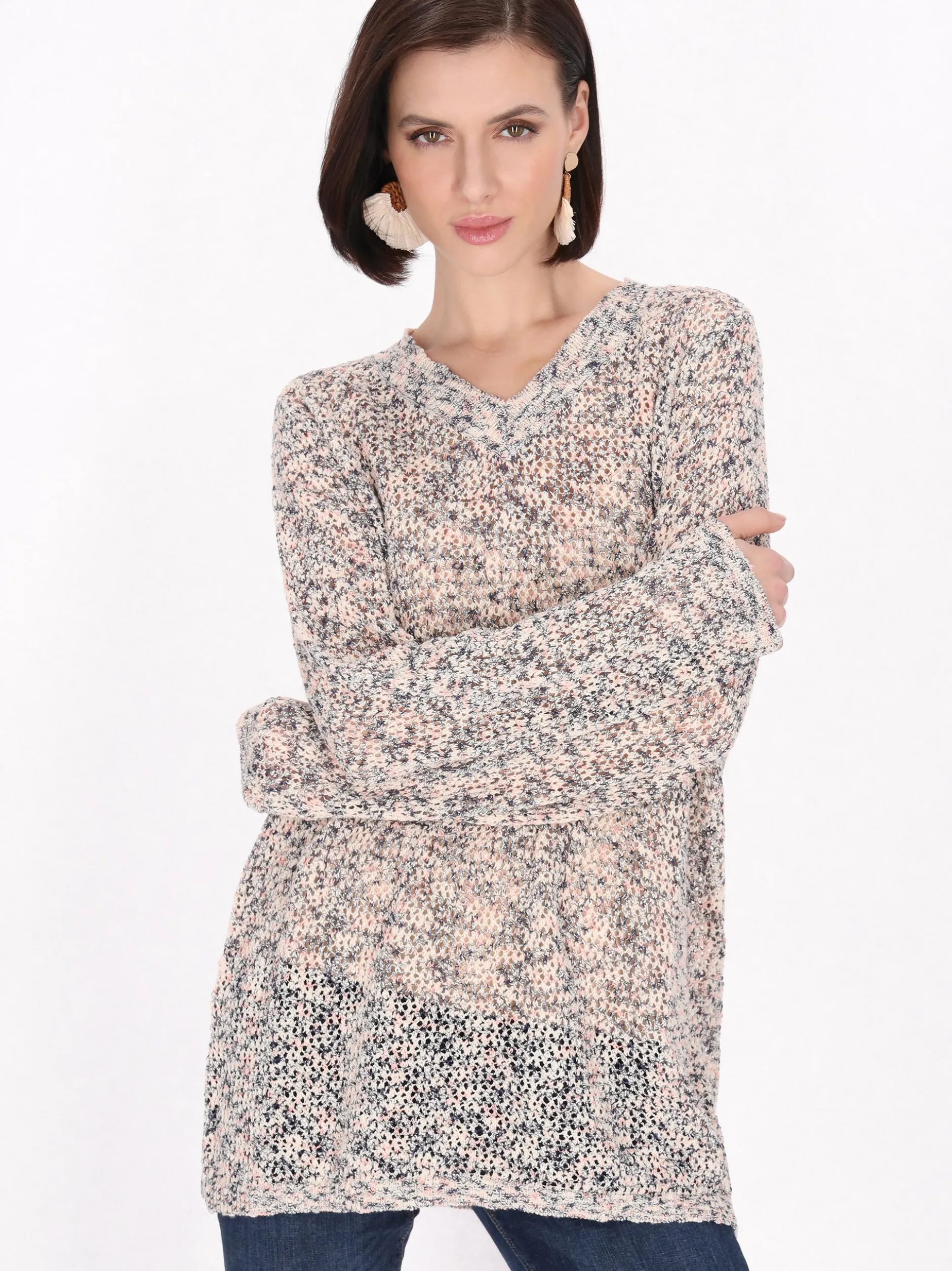 Usha Damen Pullover in marine