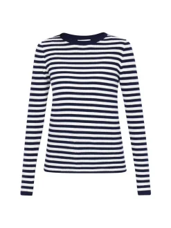 Usha Damen Pullover in marine - Ausschnitt: Rundhals