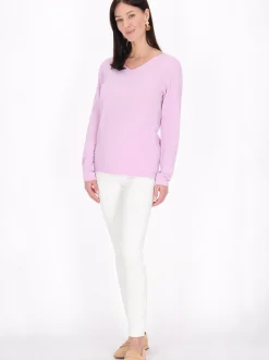 Usha Damen Pullover in purple