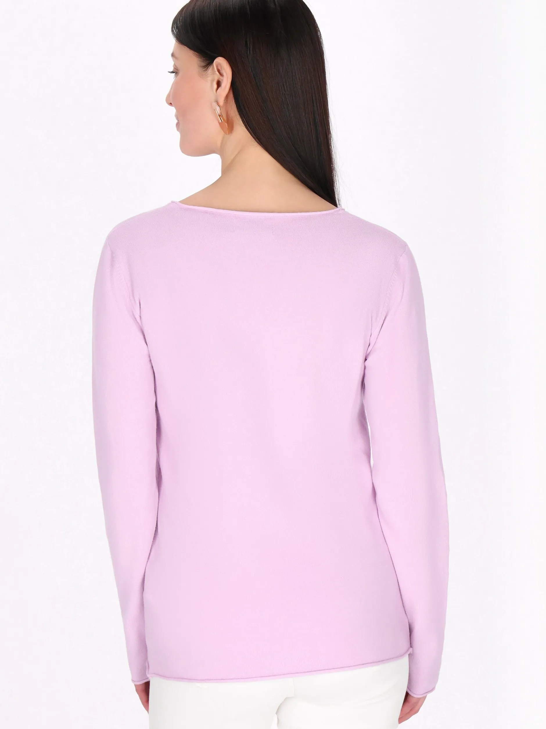 Usha Damen Pullover in purple