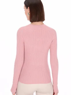 Usha Damen Pullover in rosa