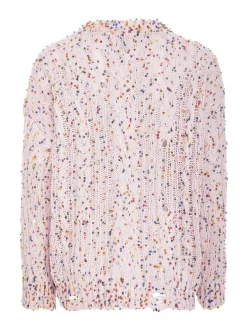 Usha Damen Pullover in rosa - Ausschnitt: Rundhals