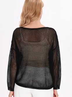 Usha Damen Pullover in schwarz