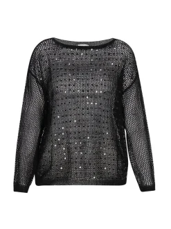 Usha Damen Pullover in schwarz