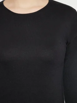 Usha Damen Pullover in schwarz - Ausschnitt: Rundhals