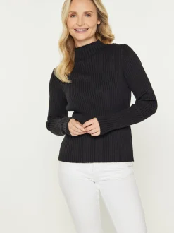 Usha Damen Pullover in schwarz