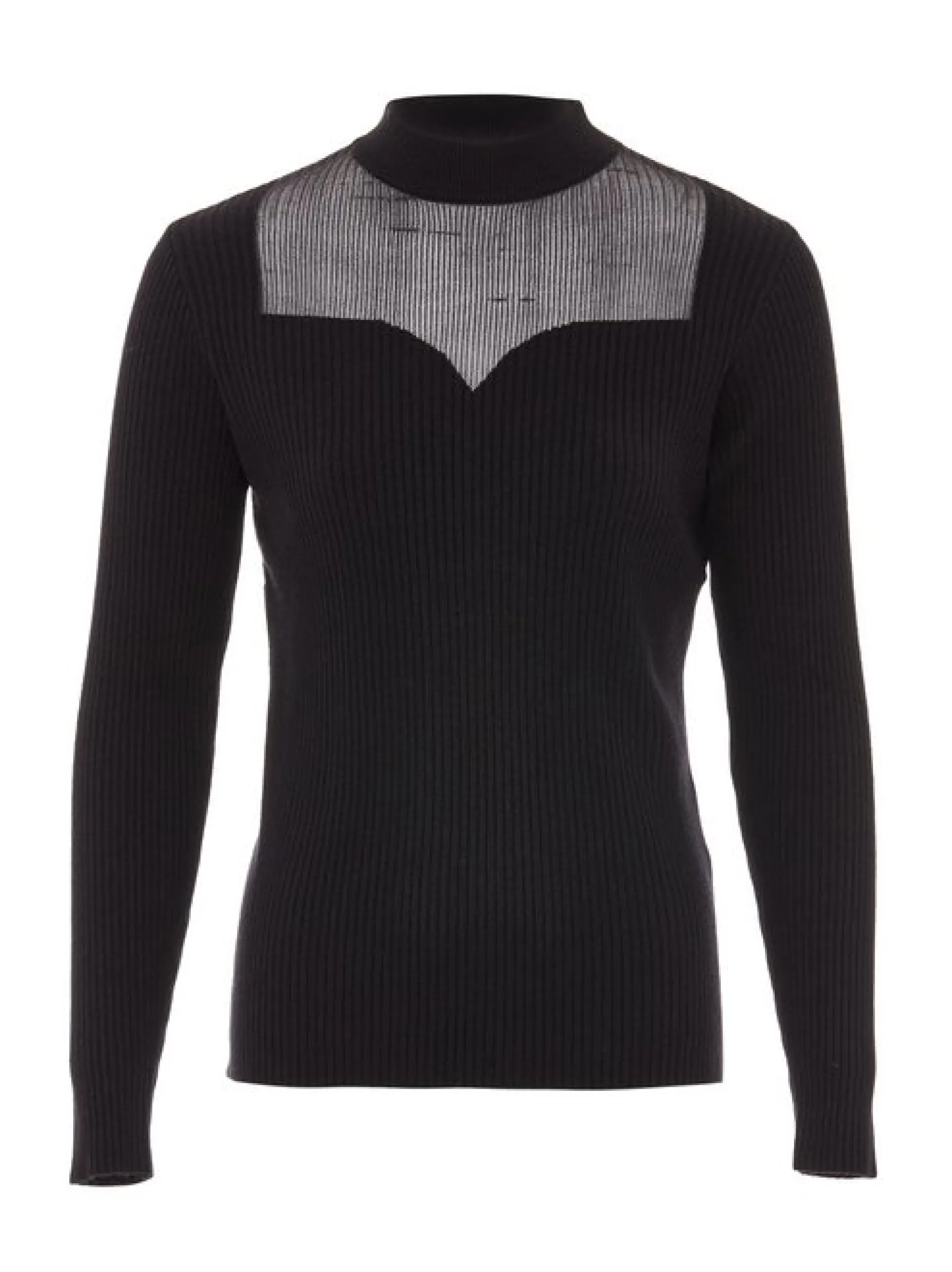 Usha Damen Pullover in schwarz - Ausschnitt: Rundhals