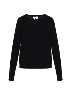Usha Damen Pullover in schwarz - Ausschnitt: Rundhals