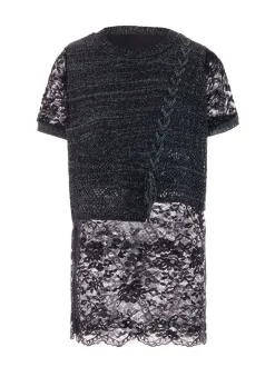 Usha Damen Pullover in schwarz - Ausschnitt: Rundhals