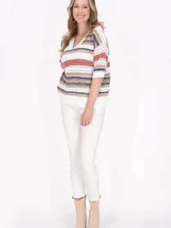 Usha Damen Pullover in weiß