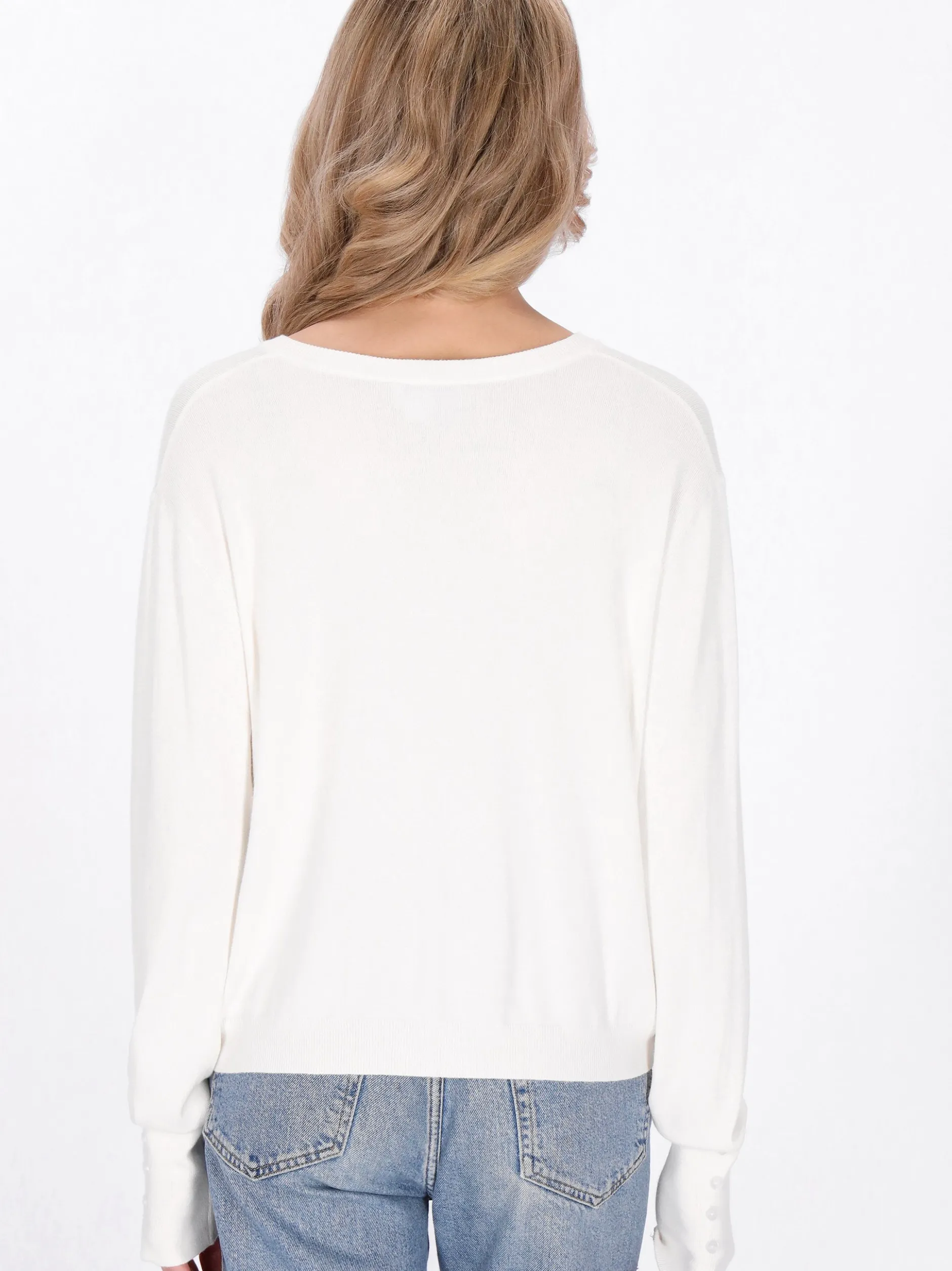 Usha Damen Pullover in weiß