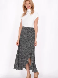 Usha Damen Rock in schwarz