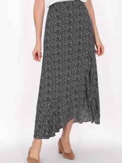 Usha Damen Rock in schwarz