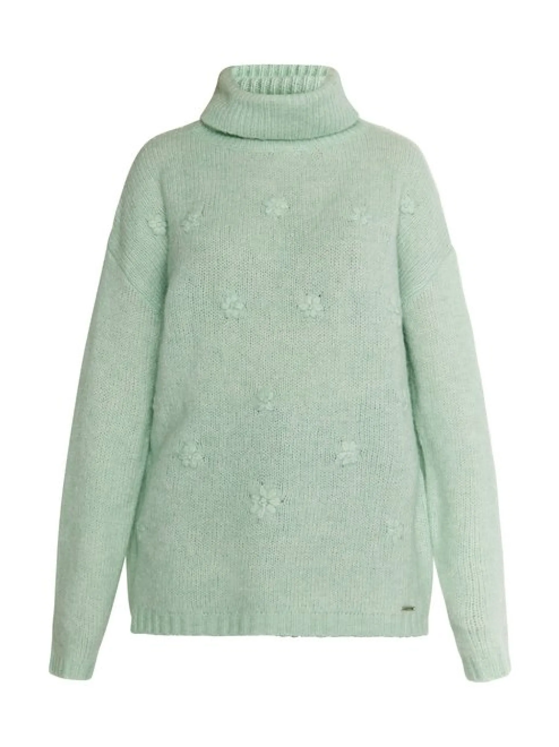 Usha Damen Rollkragenpullover in melange