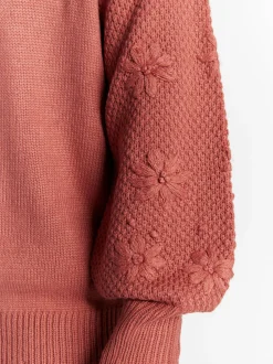Usha Damen Strickcardigan in altrosa