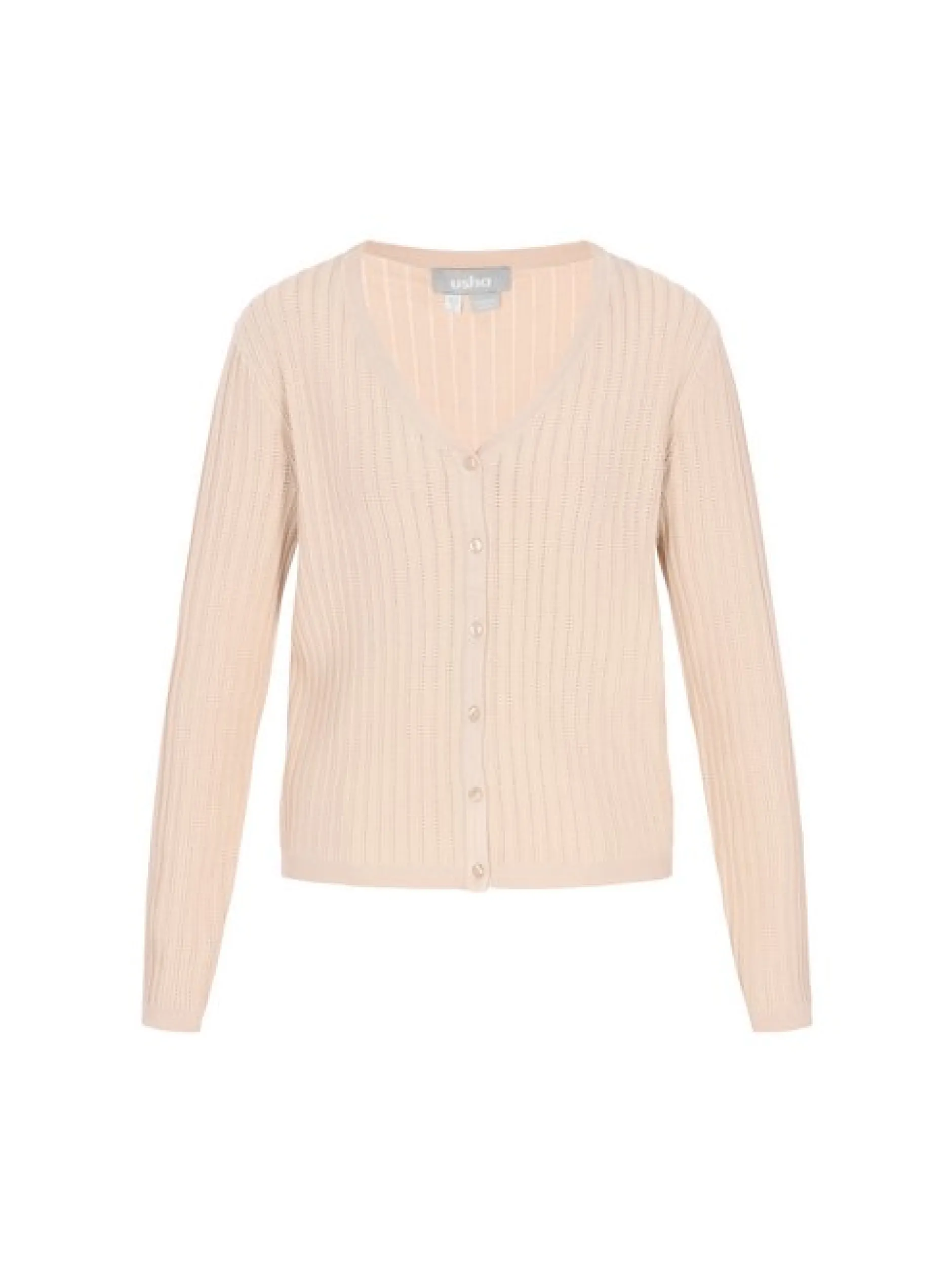 Usha Damen Strickjacke in beige