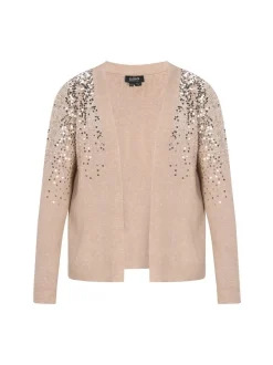 Usha Damen Strickjacke in beige
