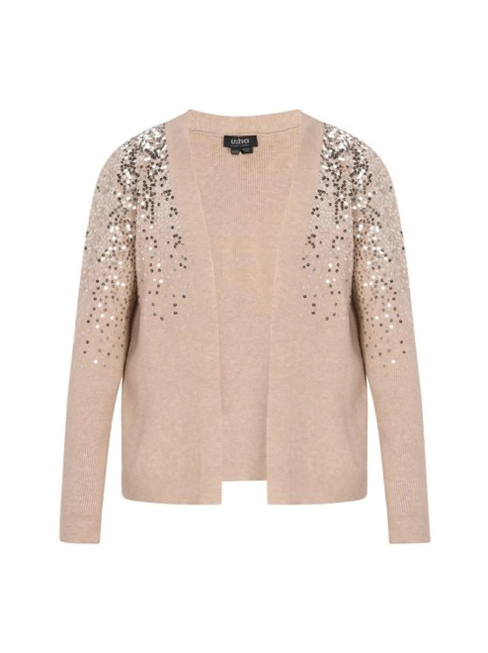 Usha Damen Strickjacke in beige