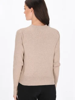 Usha Damen Strickjacke in beige