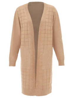 Usha Damen Strickjacke in camel