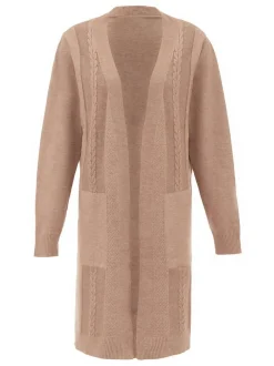 Usha Damen Strickjacke in camel