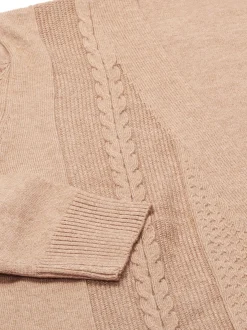 Usha Damen Strickjacke in camel