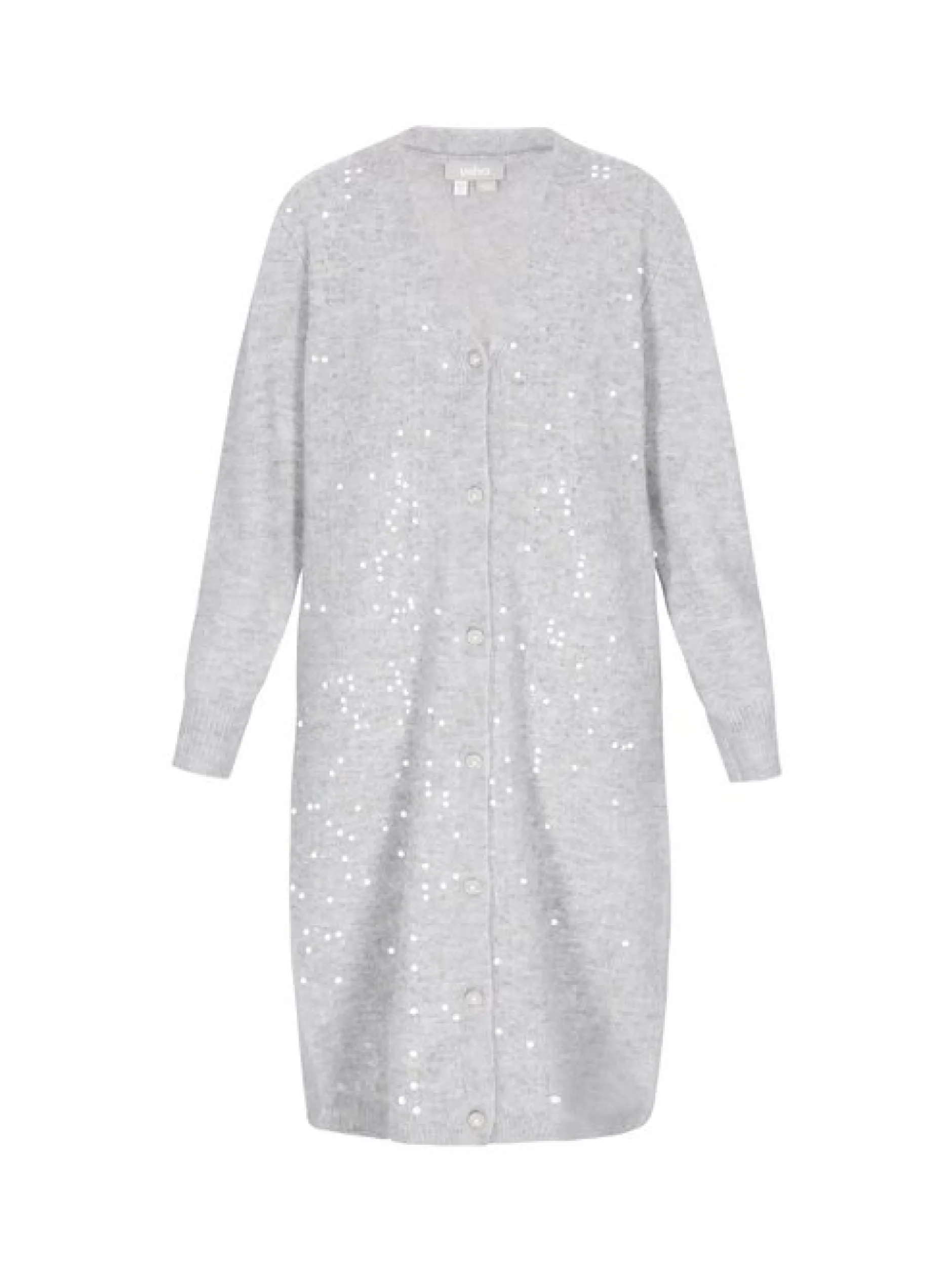 Usha Damen Strickjacke in grau