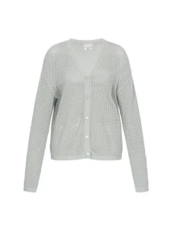 Usha Damen Strickjacke in grün
