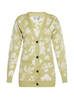 Usha Damen Strickjacke in grün