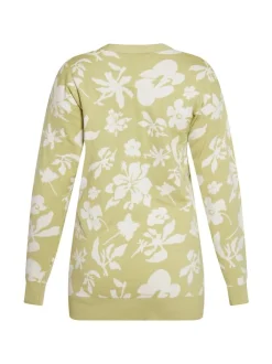 Usha Damen Strickjacke in grün