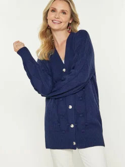 Usha Damen Strickjacke in marine