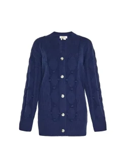 Usha Damen Strickjacke in marine
