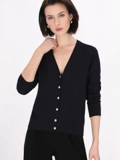 Usha Damen Strickjacke in marine
