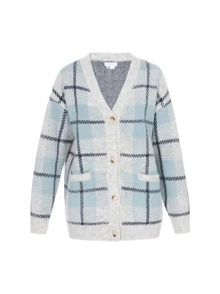 Usha Damen Strickjacke in mehrfarbig