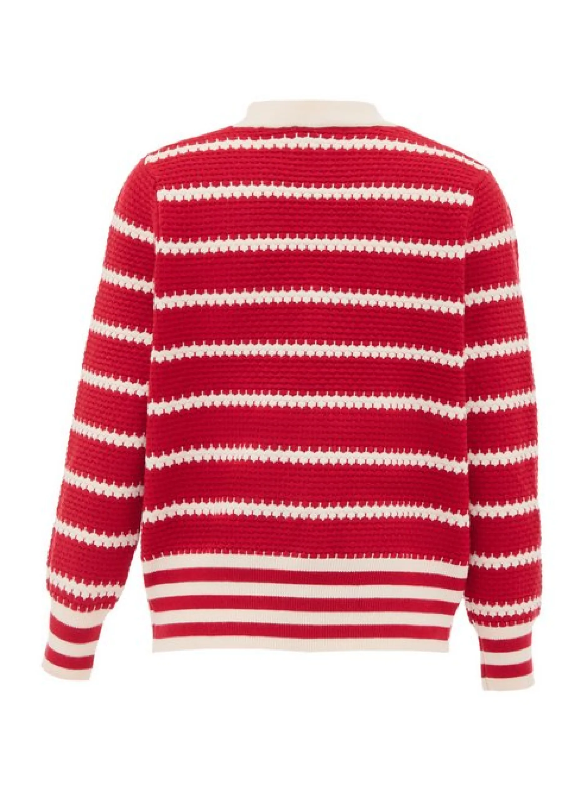 Usha Damen Strickjacke in rot
