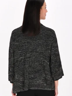 Usha Damen Strickjacke in schwarz