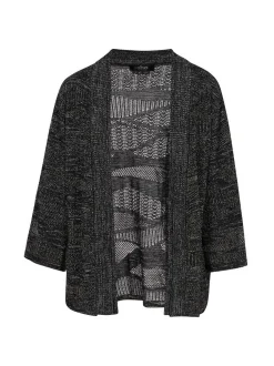Usha Damen Strickjacke in schwarz