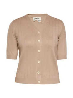 Usha Damen Strickjacke in taupe