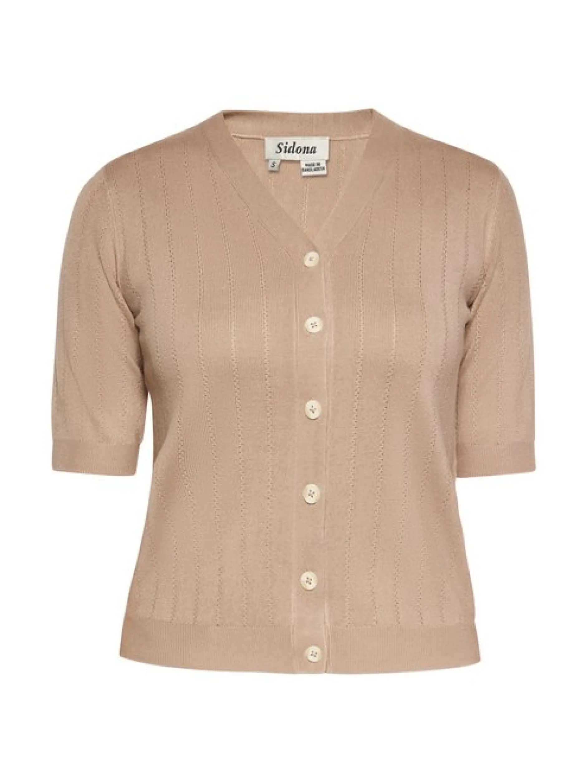 Usha Damen Strickjacke in taupe
