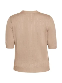 Usha Damen Strickjacke in taupe