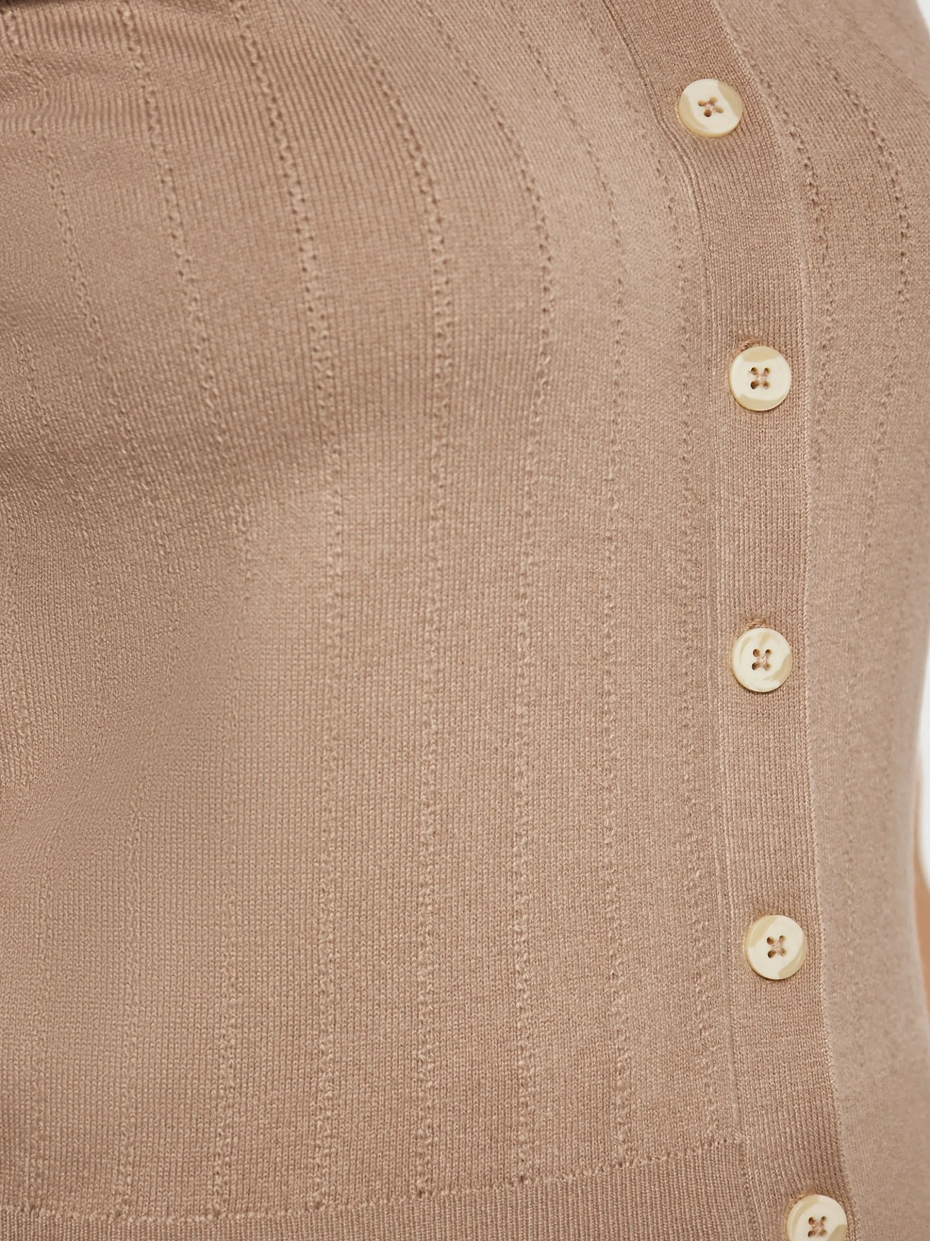 Usha Damen Strickjacke in taupe