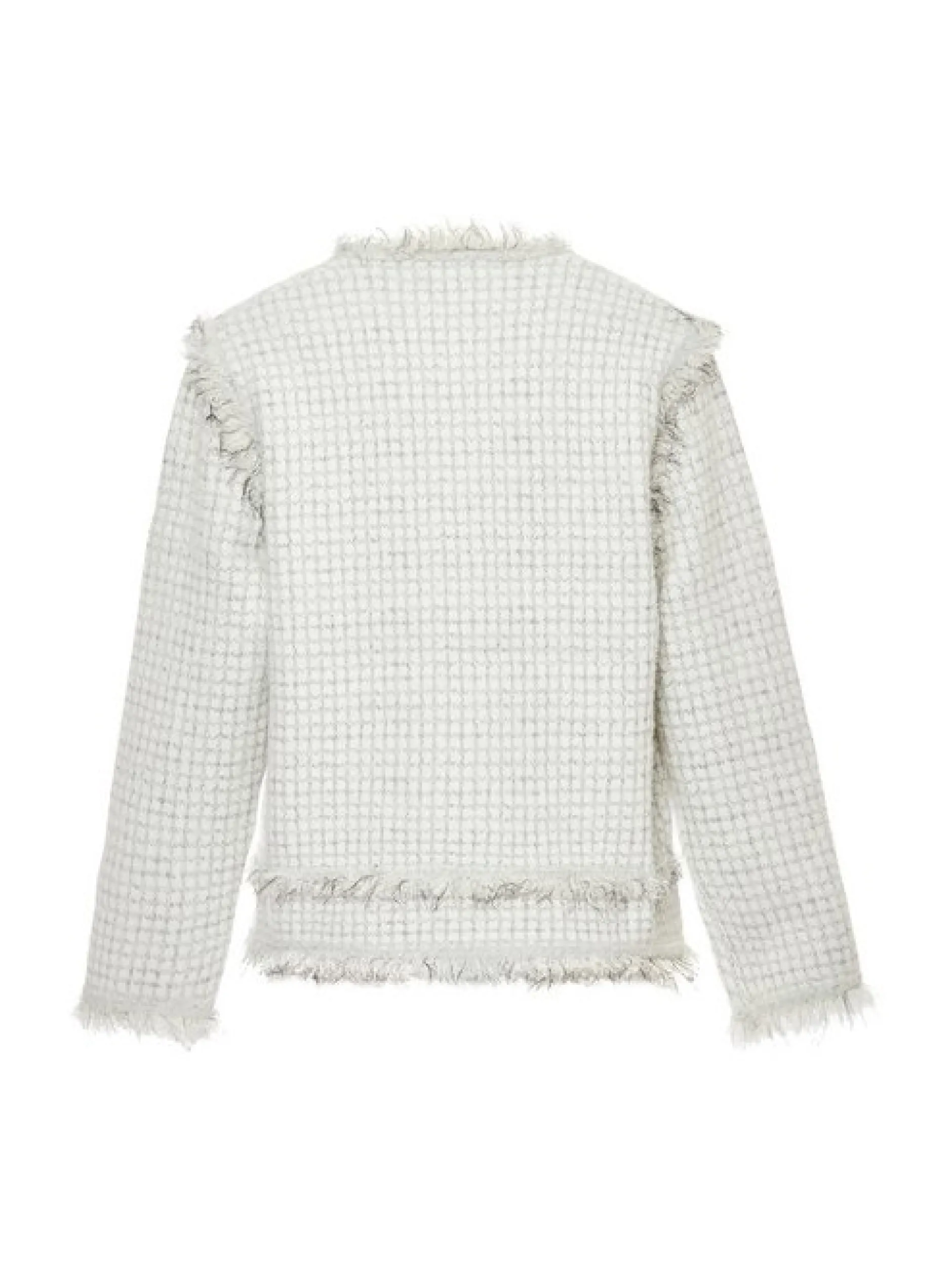 Usha Damen Strickjacke in weiß