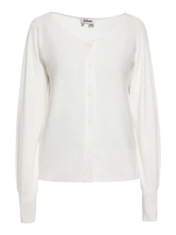 Usha Damen Strickjacke in weiß