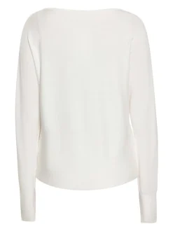 Usha Damen Strickjacke in weiß