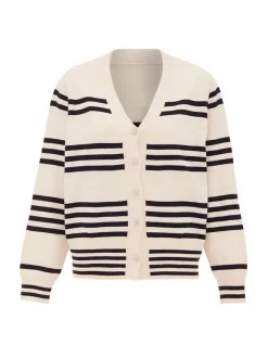 Usha Damen Strickjacke in weiß